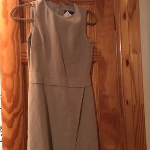 Banana republic linen blend wrap sheath dress